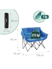 relaxdays Camping Bank in Blau