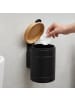 relaxdays Kosmetikeimer in Schwarz/ Natur - 3 Liter