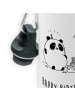 Mr. & Mrs. Panda Kindertrinkflasche Panda Geburtstag mit Spruch in Weiß