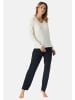 Schiesser Schlafanzug Oberteil Mix & Relax in Offwhite