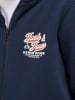 JACK & JONES Junior Kapuzensweatjacke JJELOGO SWEAT ZIPHOOD JNR in sky captain