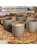 Sänger Kaffeebecher Set Kairo Clay - 6 aus Steingut