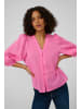 Kaffe Langarm - Hemd KAgabriela Loose fit in Pink Power