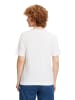 CARTOON Halbarm-Shirt mit Rundhalsausschnitt in Patch Cream/Blue