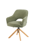 DUBI Möbel 2er-Set: Bürostuhl Mika-Amia in Grün - (B)60 x (H)88 x  (T)65 cm