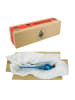 JACK Christbaumspitze Eislack 28cm Glas Matt Emaille in Anthrazit