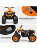 COSTWAY 12V Elektro Kinderquad mit Scheinwerfer in Orange