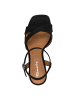Tamaris Sandalette in BLACK COMB