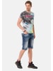 Cipo & Baxx Jeansshorts in blau