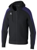 erima Trainingsjacke Mit Kapuze in schwarz/ultra violet