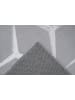 Vivorum Kurzflor Teppich Calma 225 in Silber
