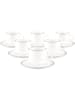 12-tlg. Cappuccino-Set Sento Home Pure Lines in Cocoa Brown 300 ml