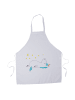 Mr. & Mrs. Panda Backschürze Einhorn Sternenhimmel ohne Spruch in Weiß