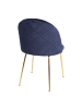 ebuy24 Esszimmerstuhl Geles Blau 2er Set