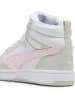 Puma Kinder Sneaker "Rebound V6 Mid Jr" in Weiß