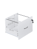 relaxdays Rollcontainer in Weiß - (B)43 x (H)72 x (T)46 cm