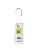 Mr. & Mrs. Panda Windlicht Avocado Geburtstag mit Spruch in Transparent