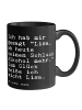 Mr. & Mrs. Panda Kaffeetasse Ich hab mir gesagt... mit Spruch in Schwarz