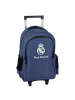 Real Madrid Real Madrid Blue rollender Schulranzen, 46 cm Tasche