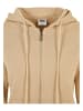 Urban Classics Zip-Kapuzenpullover in unionbeige