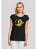 F4NT4STIC T-Shirt Looney Tunes Daffy Duck Dotted Cartoon in schwarz
