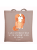 Mr. & Mrs. Panda Strandtasche Hund Cavalier King Charles Spaniel... in Braun Pastell
