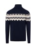 Nils Sundström Pullover in marine ecru - 0002
