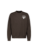Eight2Nine Sweatshirt in deep chocolate brown