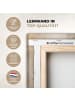 OnlyWow Leinwand Bilder Goldfarben