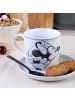 Geda Labels Tasse Mickey Kiss Sketch silbergrau  in Grau - 300 ml