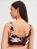 Calida Bustier in black cherry