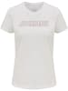 Hummel T-Shirt Hmlte Cali Damen in WHITE/WITHERED ROSE