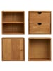 ebuy24 Wandregal Mina Eiche 30 x 18 cm