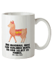Mr. & Mrs. Panda Riesenkaffeetasse Alpaka Stolz mit Spruch in Weiß