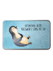 Mr. & Mrs. Panda Aufbewahrungsbox Pinguin Lachen mit Spruch in Eisblau