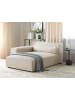 Beliani Chaiselongue HELLNAR in Beige - (W) 102 x (H) 70 x (L) 176 cm
