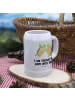 Mr. & Mrs. Panda Bierkrug Schildkröten Paar mit Spruch in Weiß