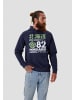 OLDSKULL Kapuzensweater Retro Japan Island in Navy