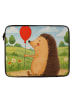 Mr. & Mrs. Panda Laptop Tasche Igel Luftballon Design ohne Spruch in Weiß
