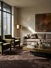 KADIMA DESIGN Teppich rund Uni rutschhemmend weich wohnlich Wohnzimmer Schlafzimmer in Braun