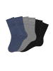H.I.S Socken in 2x jeans, 2x schwarz, 2x grau-meliert