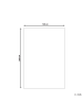 Beliani Shaggy DEMRE in Schwarz - (W) 140 x (H) 2 x (L) 200 cm