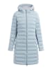 myMo Damen Wattierter Steppmantel in Hellblau