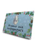 Mr. & Mrs. Panda Adventskalender Friseur Leidenschaft mit Spruch in Eisblau