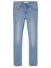 name it Stretch Jeans Slim Fit Used Look Verstellbar in Hellblau