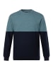 Men Plus Pullover in navy blau