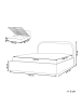 Beliani Doppelbett QUILLIEN in Beige - (W) 152 x (H) 91 x (L) 217 cm