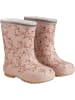 CeLaVi Kinder Winterschuhe "Thermal wellies (AOP) w.lining" in Rosa