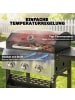 Outsunny Gasgrill,123L x 57B x 102H cm,Schwarz