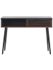 Beliani Konsolentisch PERTH in Braun/Schwarz - (W) 110 x (H) 80 x (L) 40 cm